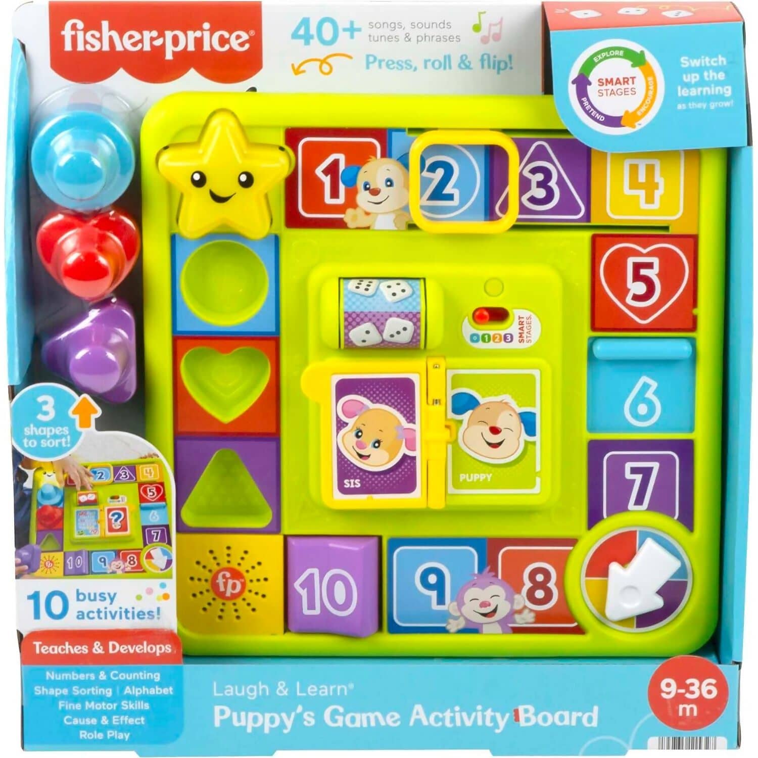 Fisher-Price - Laugh & Learn Puppy's Game Activity Board