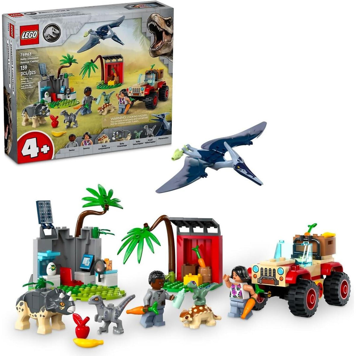 LEGO® 76963 Baby Dinosaur Rescue Center - Jurassic World™ 4+