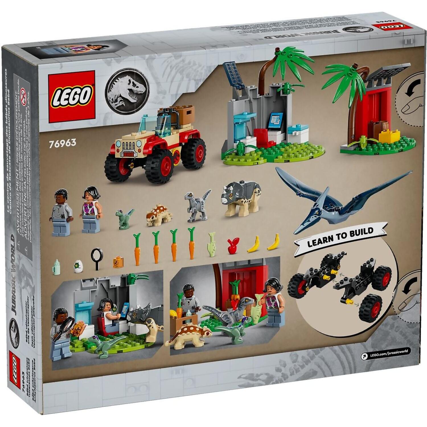 LEGO® 76963 Baby Dinosaur Rescue Center - Jurassic World™ 4+