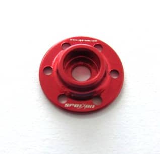 ALUMINIUM WASHER M3 X 15MM GREEN X10 SPOT ON