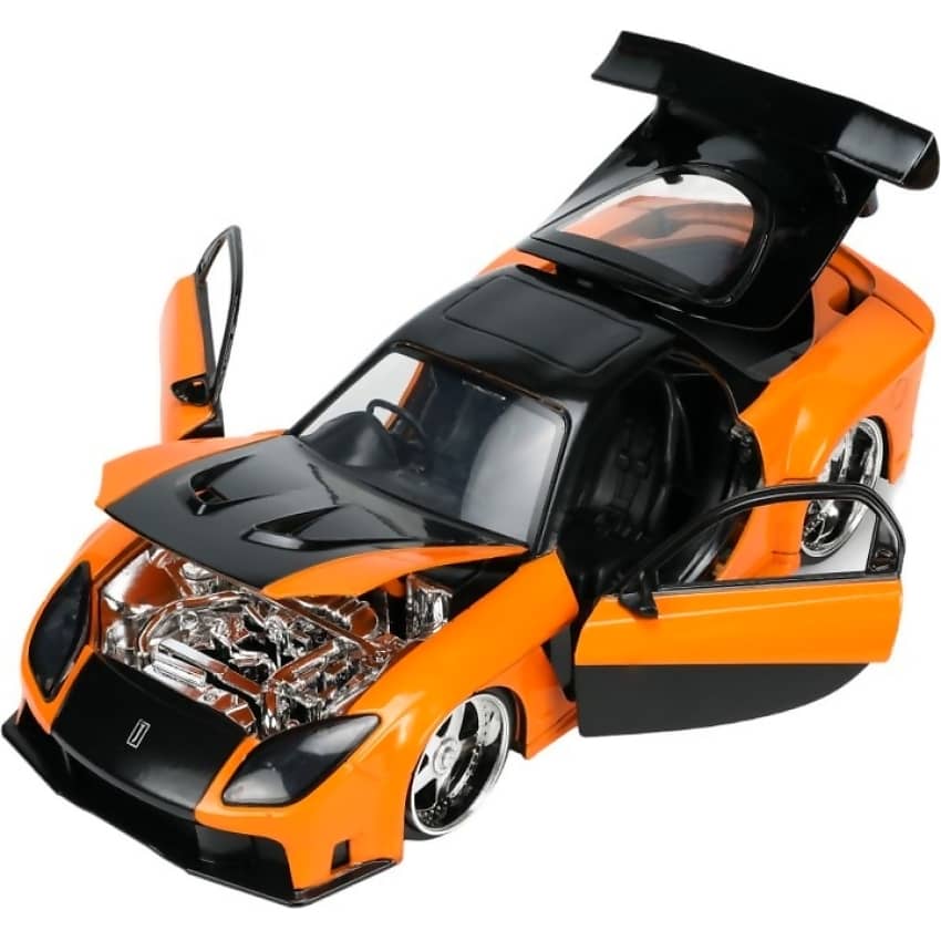 JADA TOYS - FAST & FURIOUS 1997 MAZDA RX-7 WITH HAN 1:24 SCALE DIECAST SET