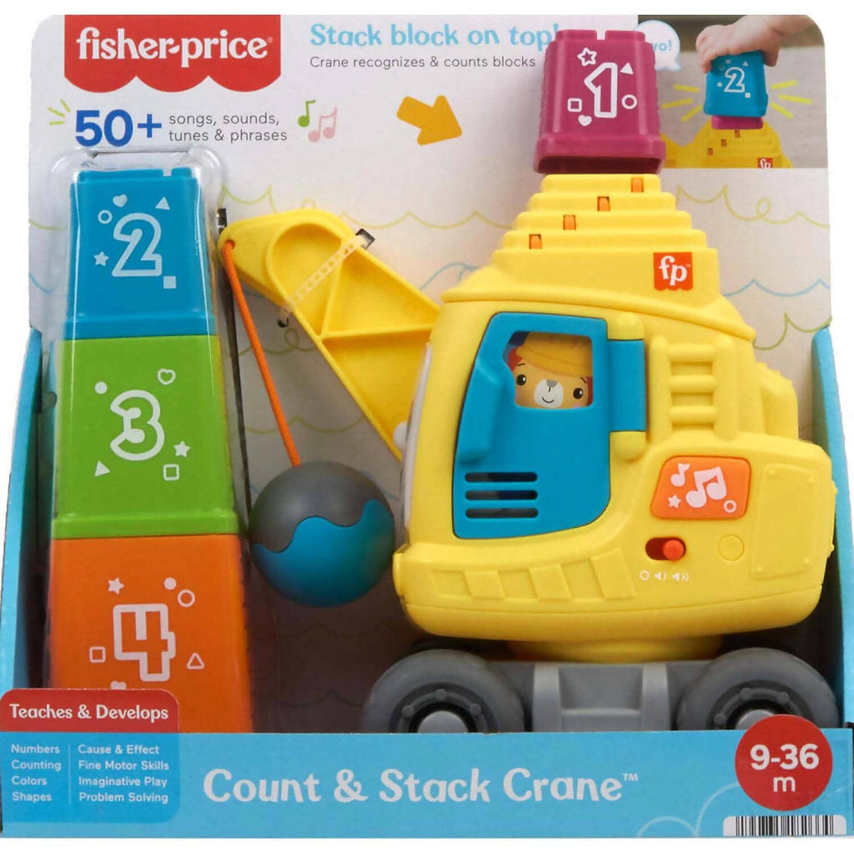 Fisher-Price - Count & Stack Crane - Mattel