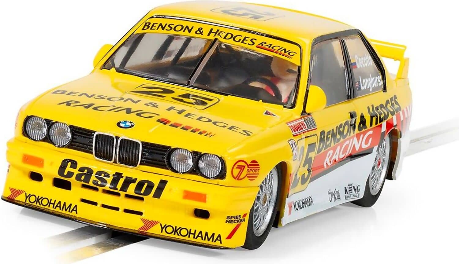 SCALEXTRIC - C4401 BMW E30 M3 - BATHURST 1000 1992 - LONGHURST+ CECOTTO
