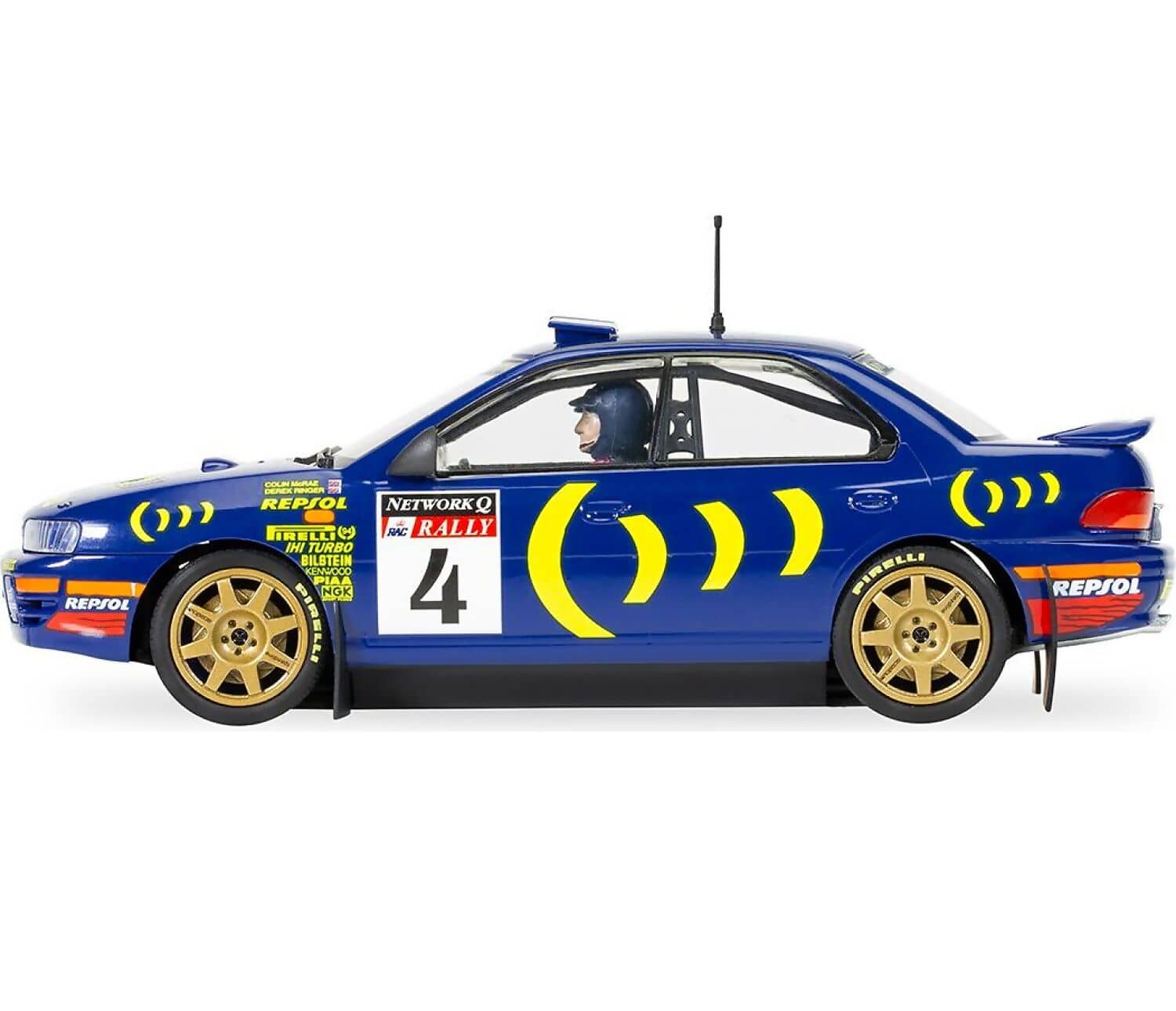 SCALEXTRIC - C4428 SUBARU IMPREZA WRX - COLIN MCRAE 1995 WORLD CHAMPION EDITION