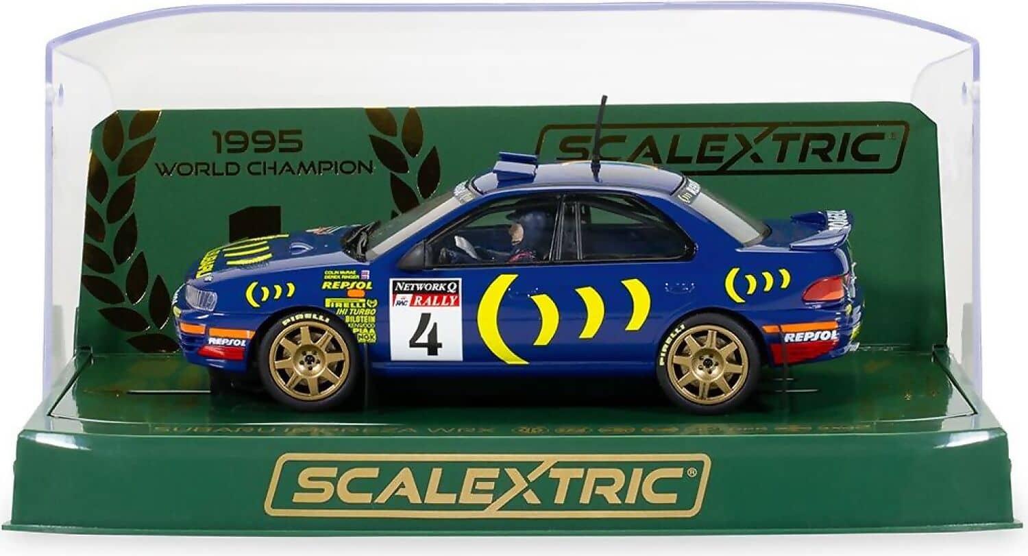 SCALEXTRIC - C4428 SUBARU IMPREZA WRX - COLIN MCRAE 1995 WORLD CHAMPION EDITION