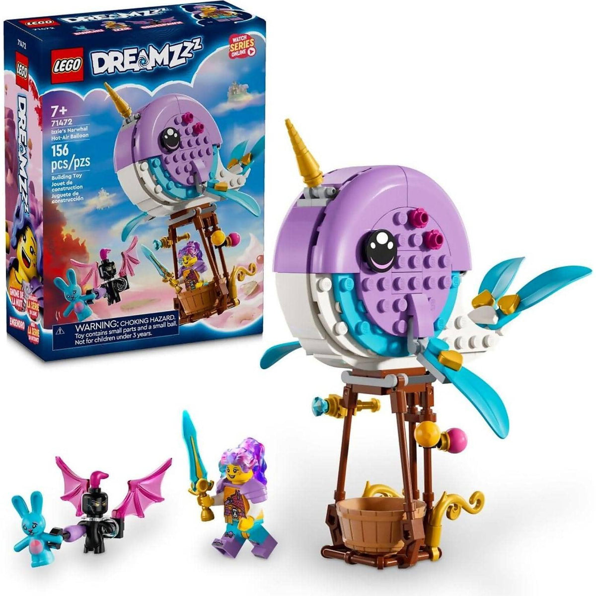 LEGO® 71472 Izzie's Narwhal Hot-Air Balloon - DREAMZzz™