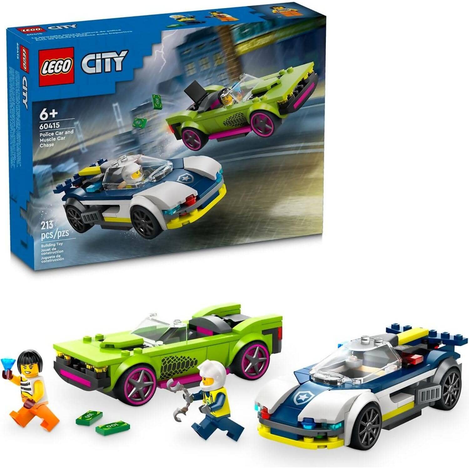 LEGO® 60415 Police Car and Muscle Car Chase - City