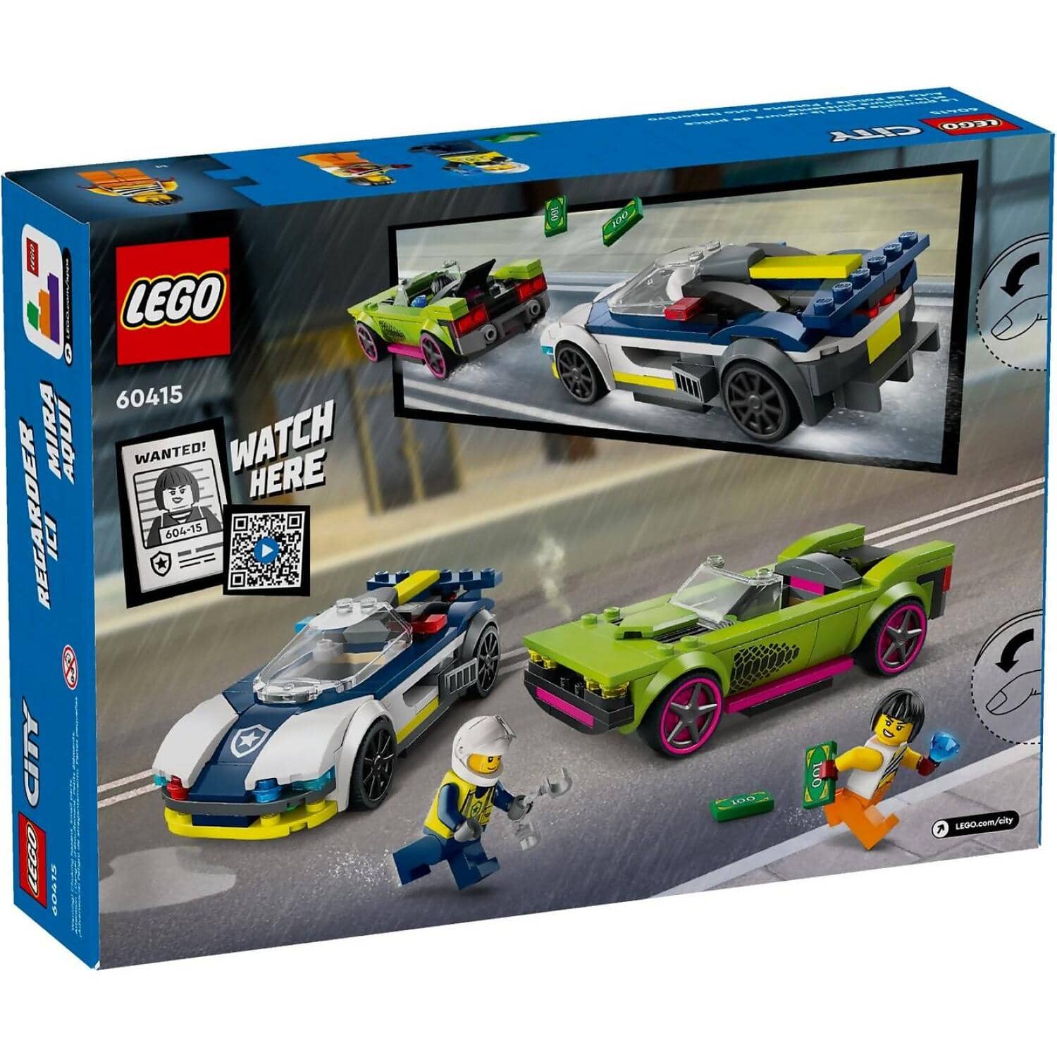 LEGO® 60415 Police Car and Muscle Car Chase - City