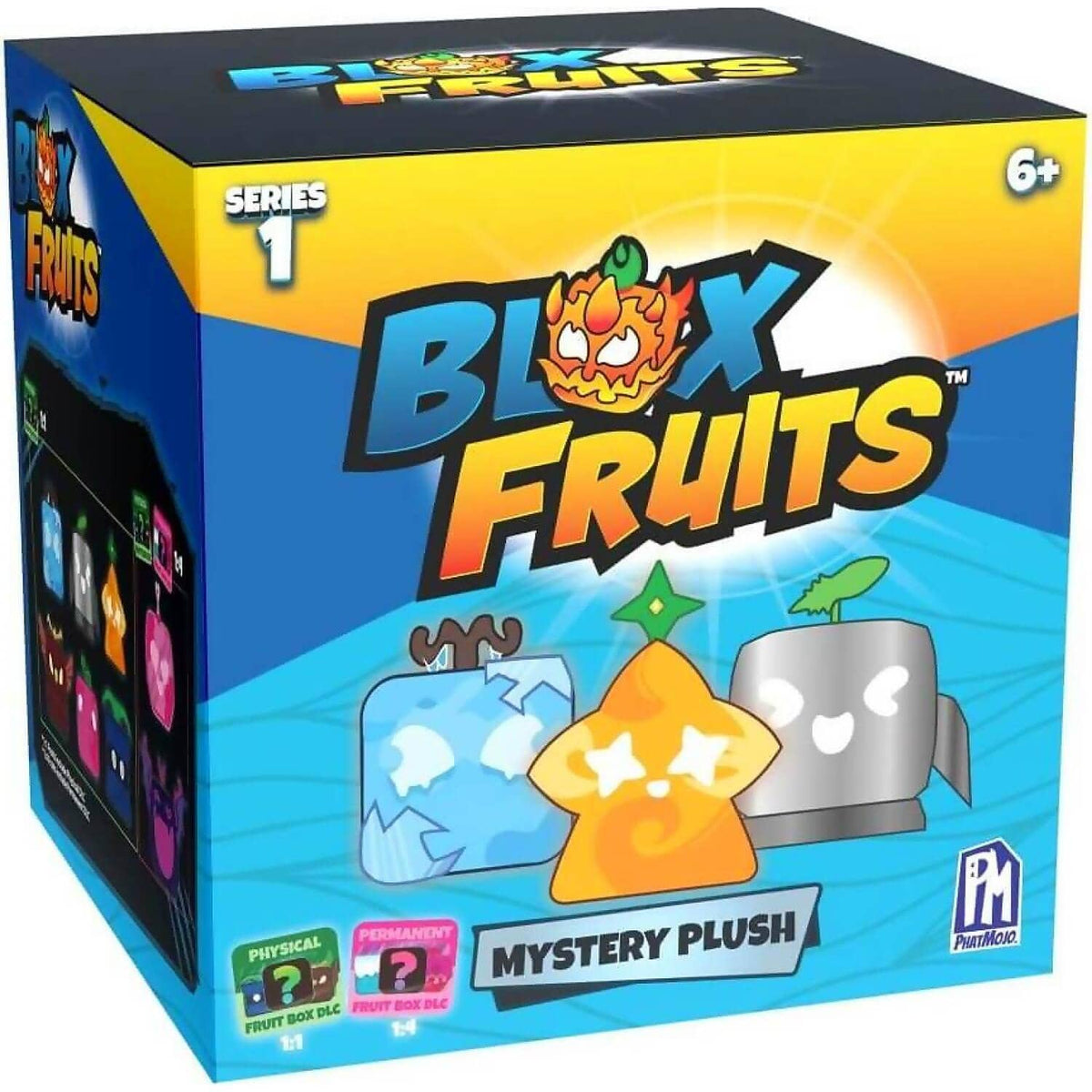 Phatmojo - Blox Fruit Plush Asst With Dlc Code 4inch Collectible Blind Box Mystery Plush