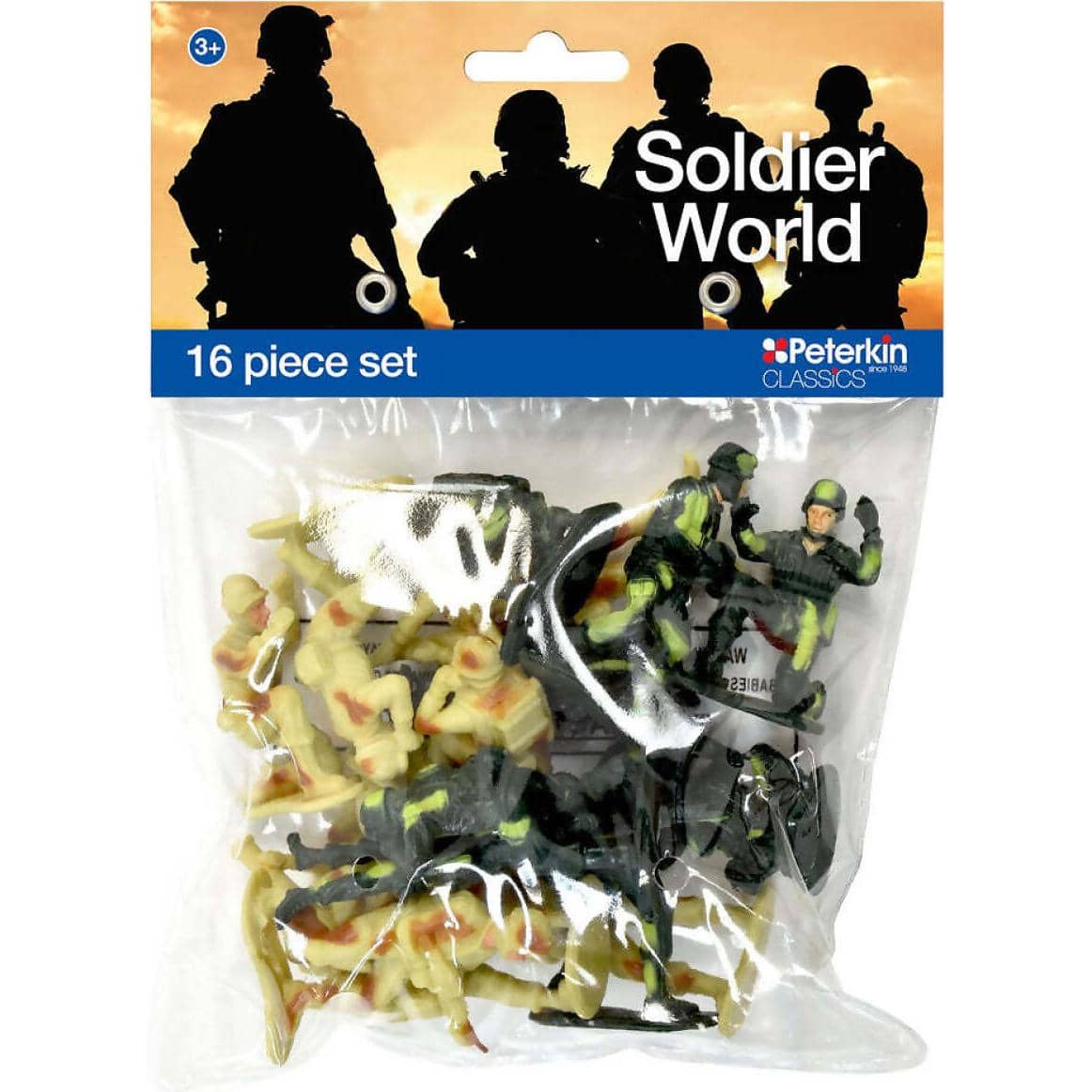 Peterkin - Classics - Soldier World 16 Piece Figure Set