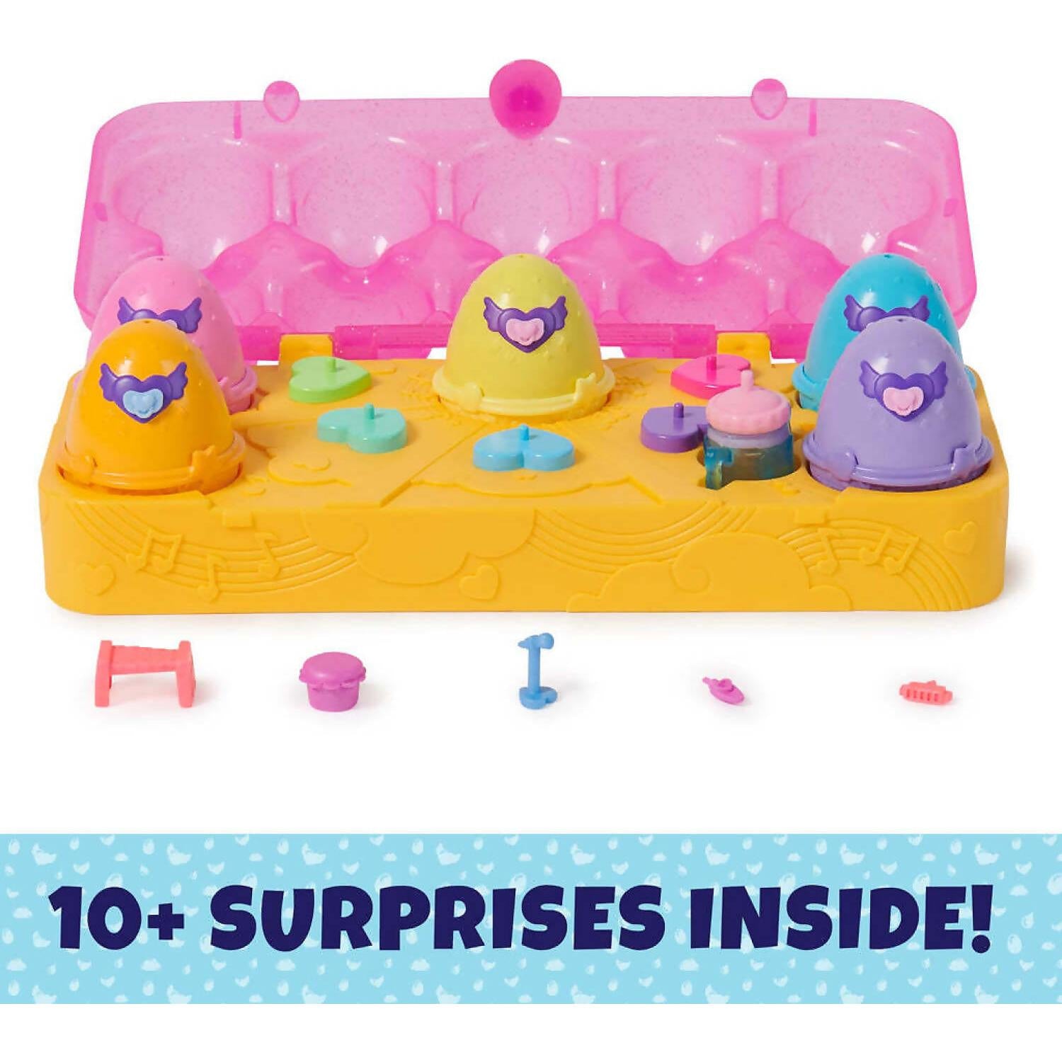 Hatchimals - Alive - Pink & Yellow Egg Carton Playset - Spin Master