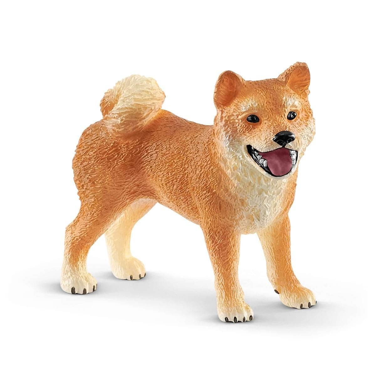 Schleich - Shiba Inu Mother And Puppy Farm World Animal Figurine Animal Playset