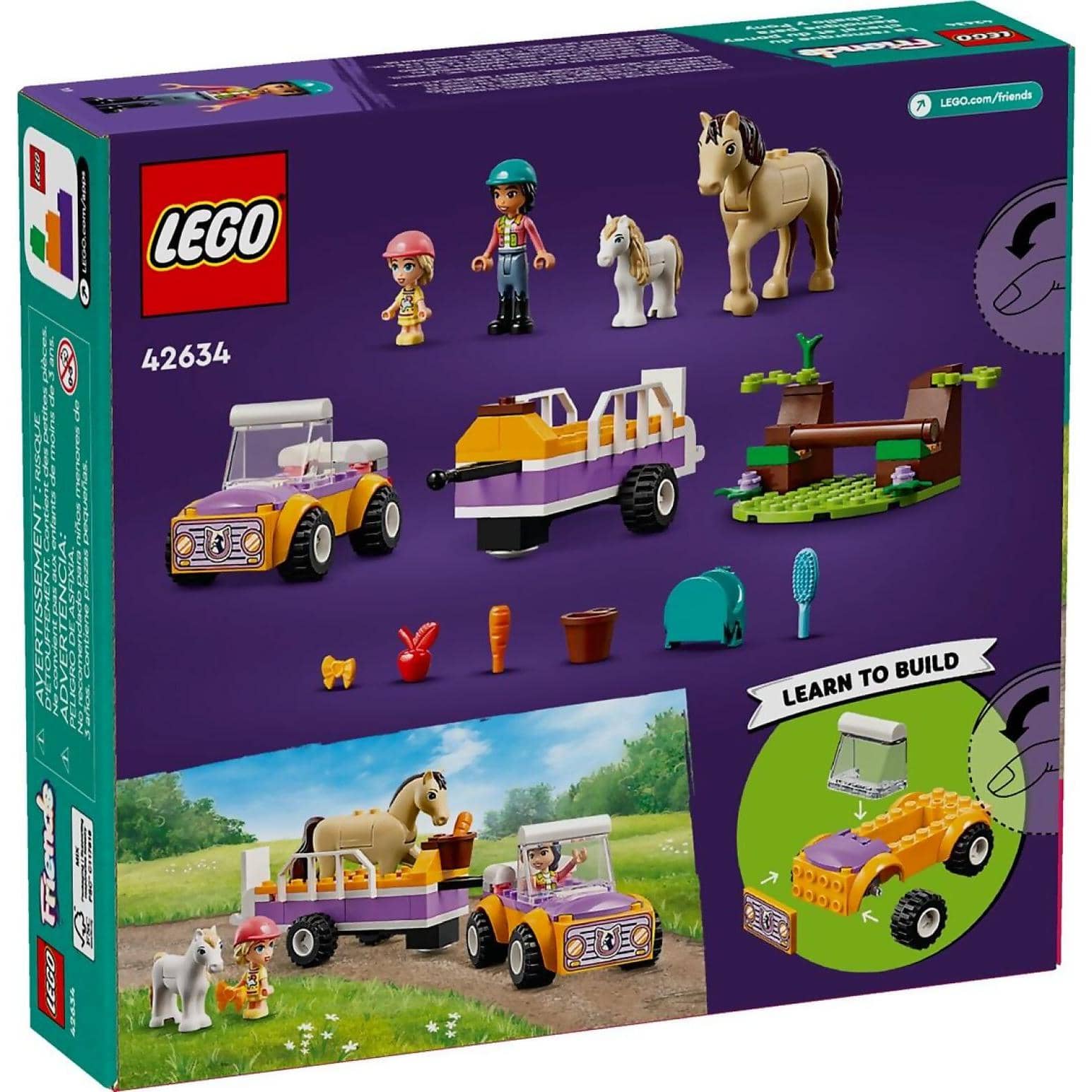 LEGO® 42634 Horse and Pony Trailer - Friends 4+