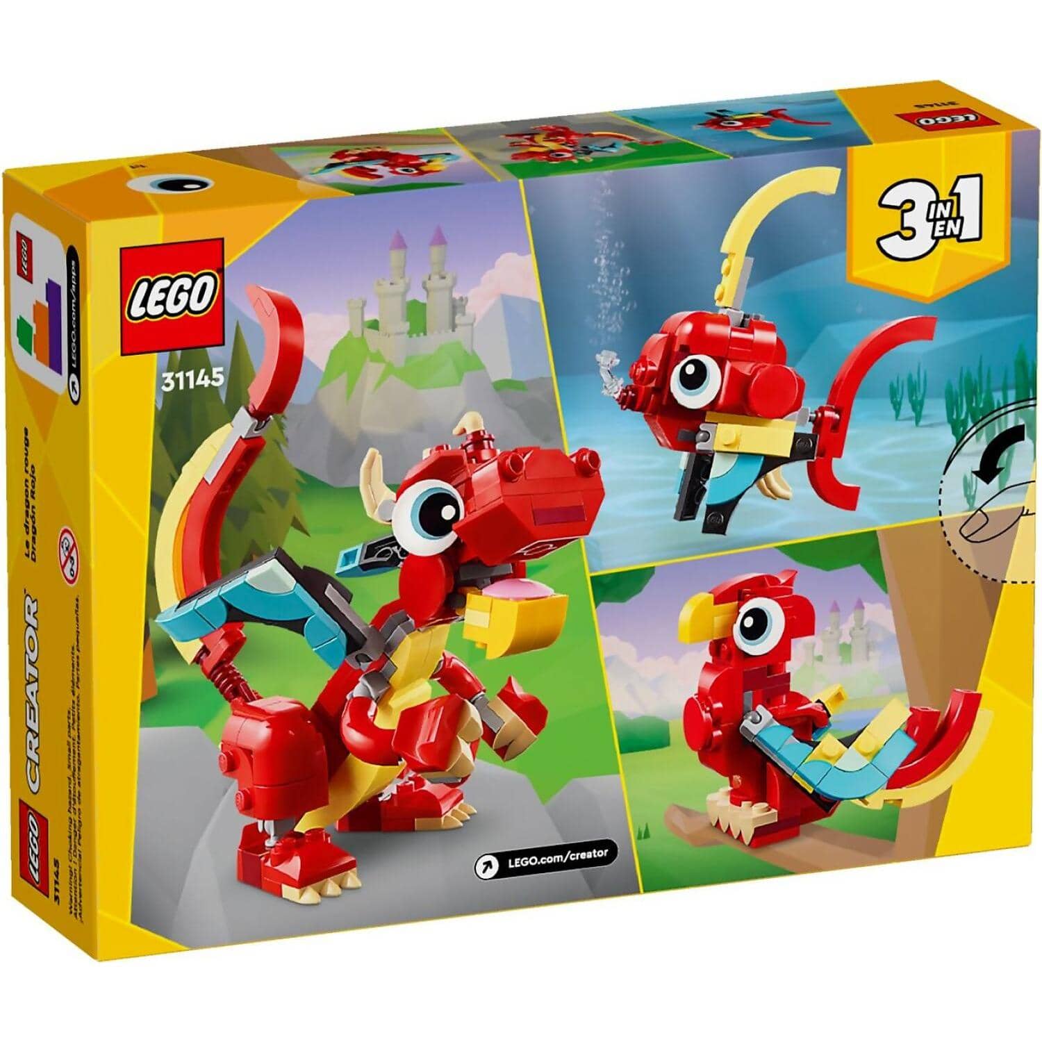 LEGO® 31145 Red Dragon - Creator 3in1