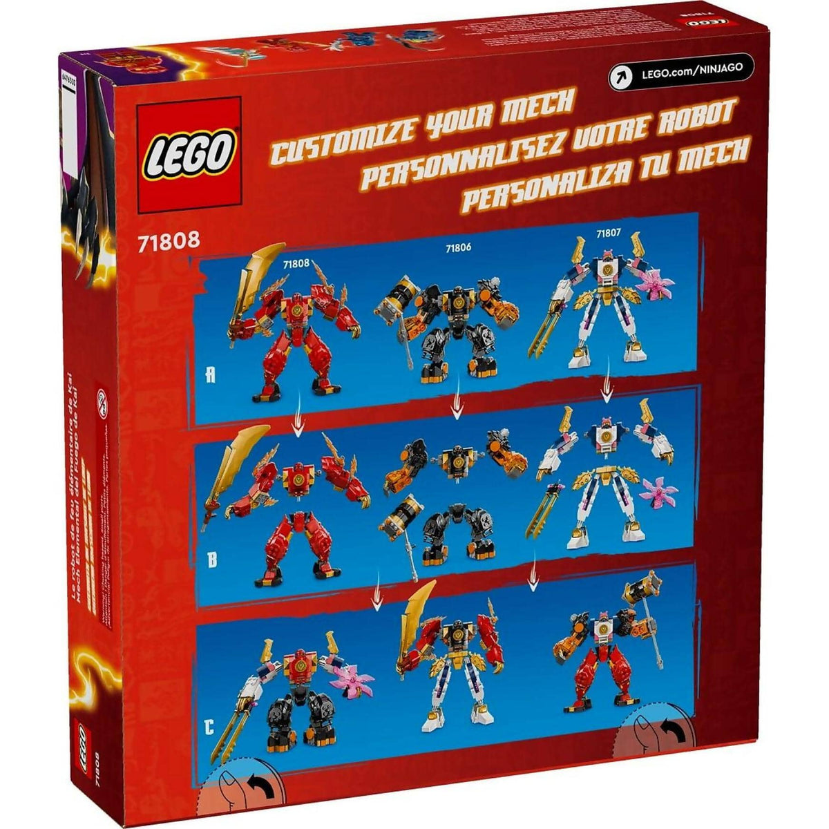 LEGO® 71808 Kai's Elemental Fire Mech - NINJAGO®