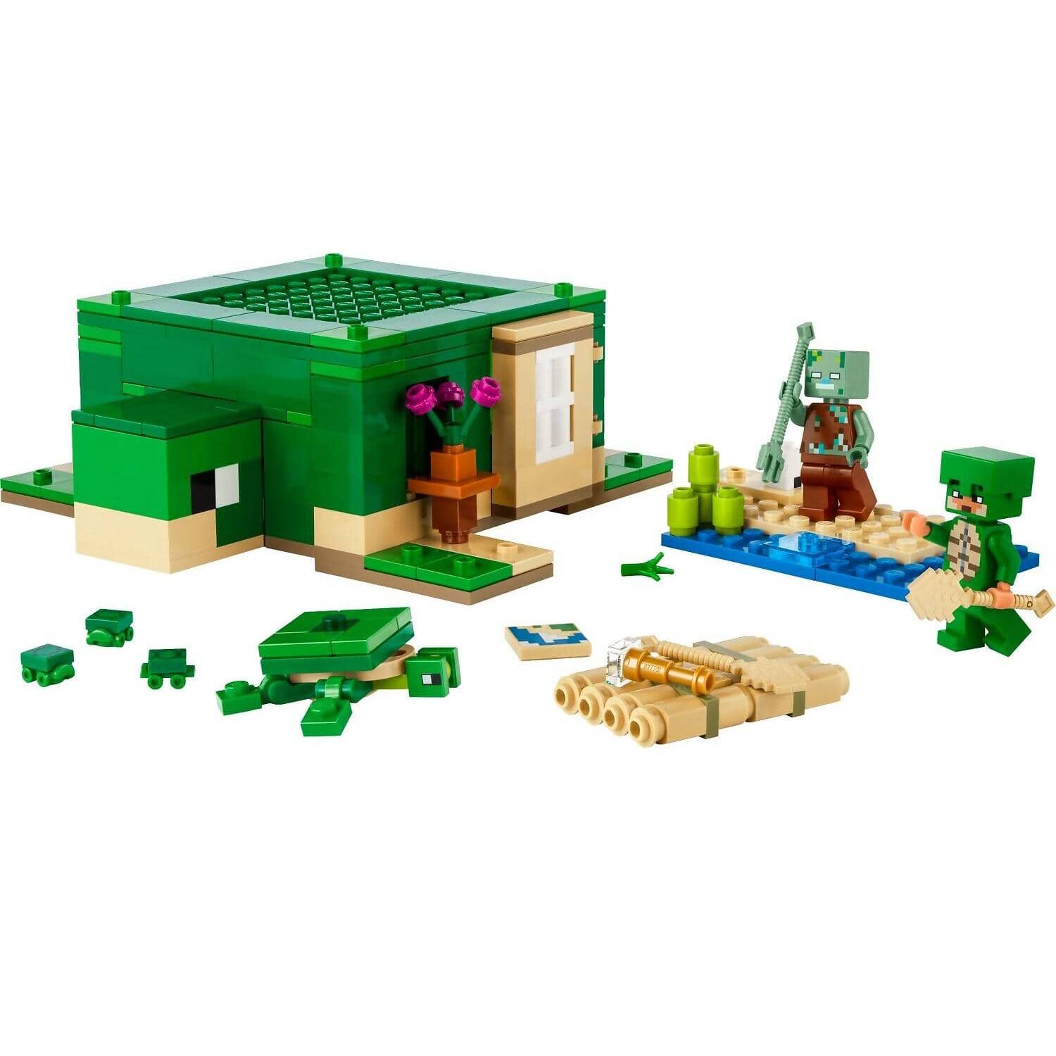 LEGO® 21254 The Turtle Beach House - Minecraft®