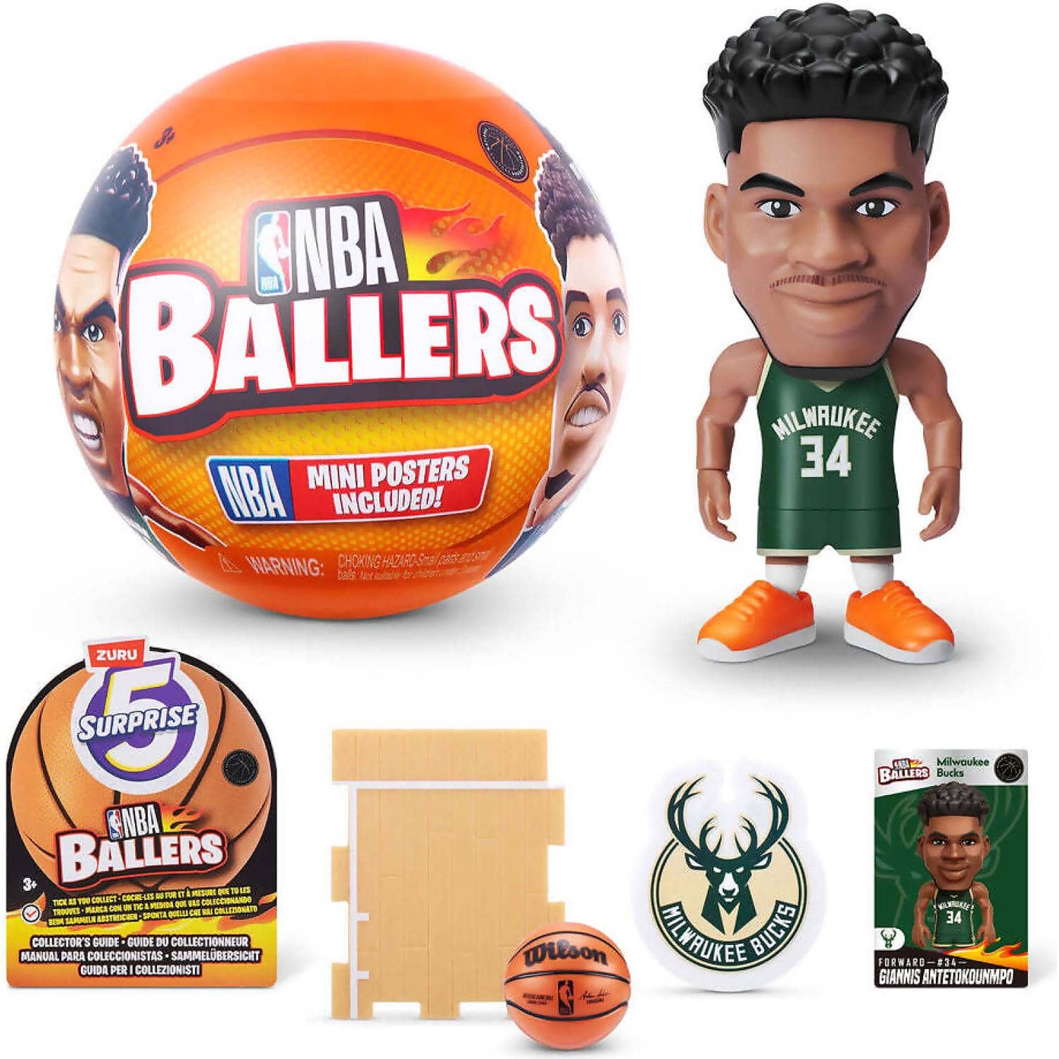 ZURU - 5 Surprise Nba Ballers Assorted Styles