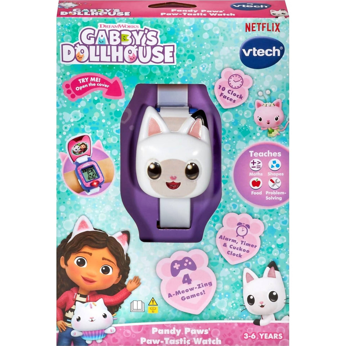 VTech - Gabby s Dollhouse Pandy Paws Paw-tastic Watch