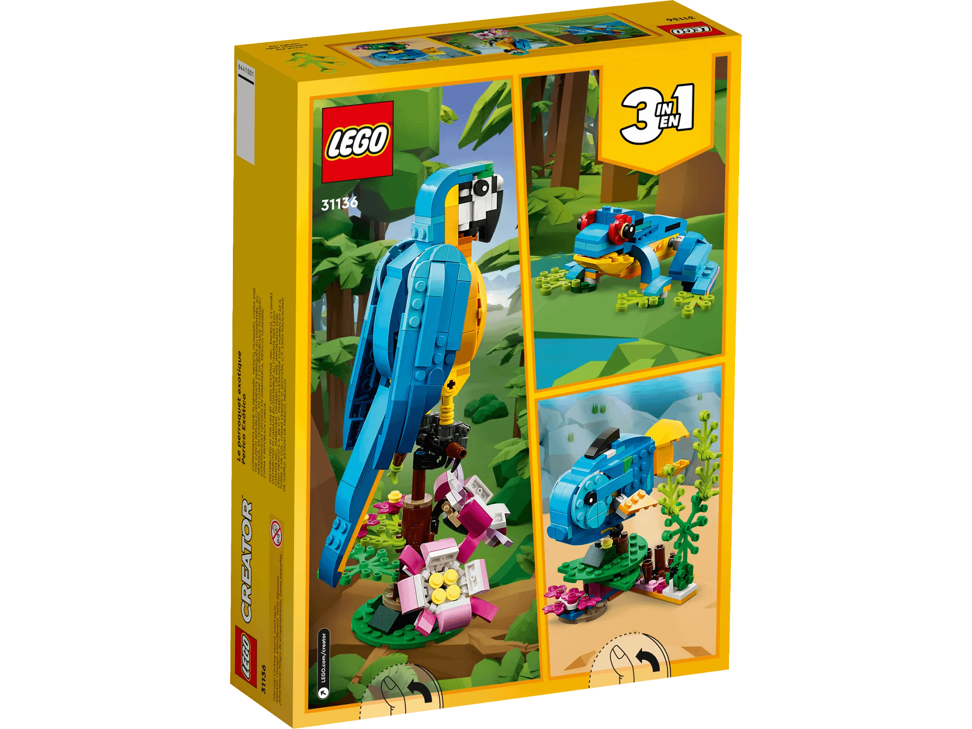 LEGO® 31136 Exotic Parrot - Creator 3in1