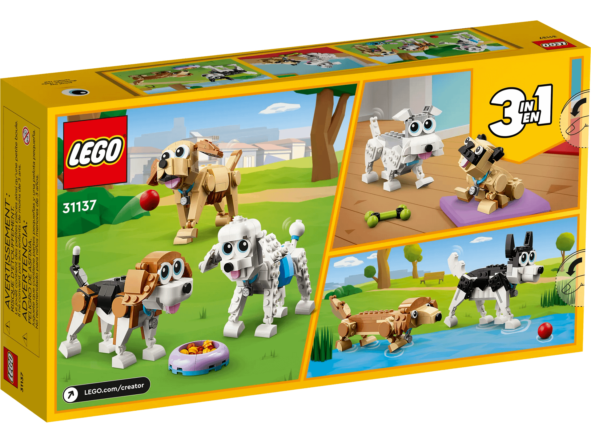 LEGO® 31137 Adorable Dogs - Creator 3in1