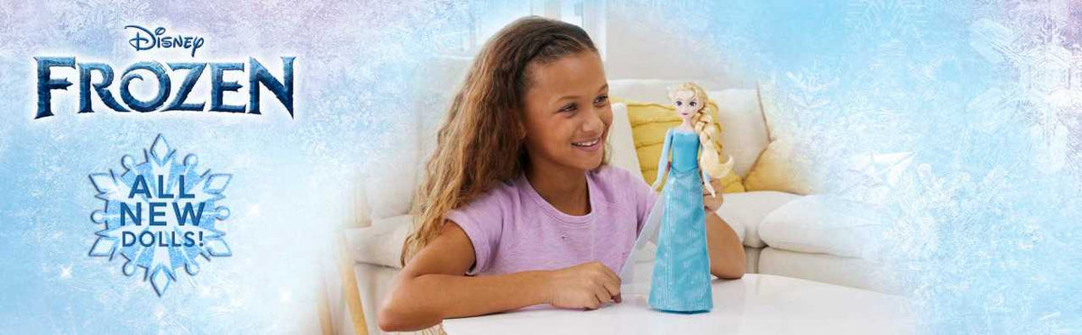 Disney Frozen 2 - Elsa Fashion Doll Turquoise Dress And Accessories - New For 2023