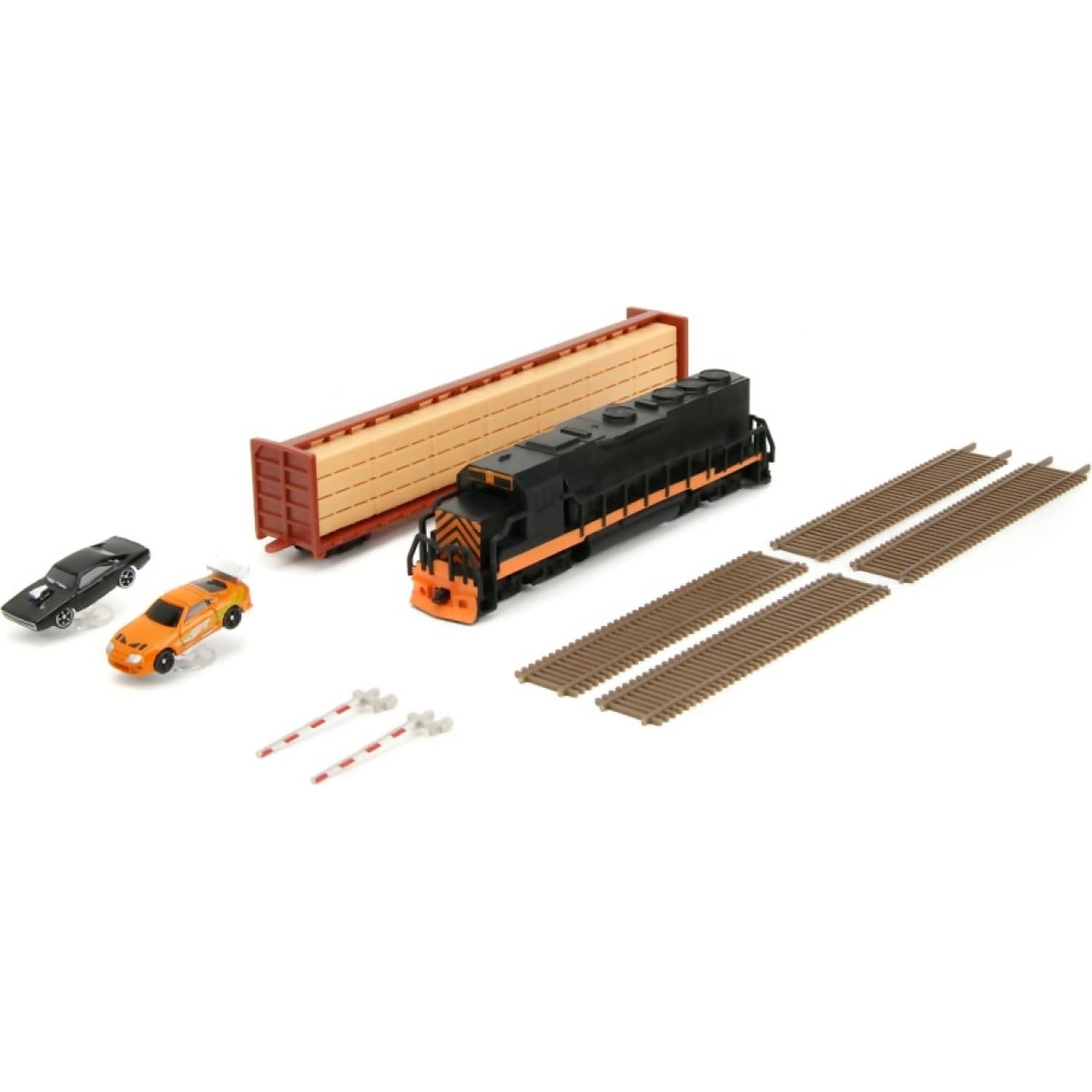 JADA TOYS - FAST & FURIOUS NANO TRAIN SCENE SCALE DIECAST SET