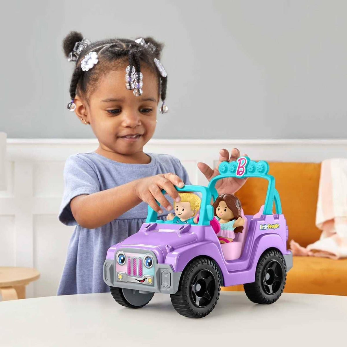 Barbie - Little People With Beach Cruiser Music Sounds And 2 Figures - Fisher-Price