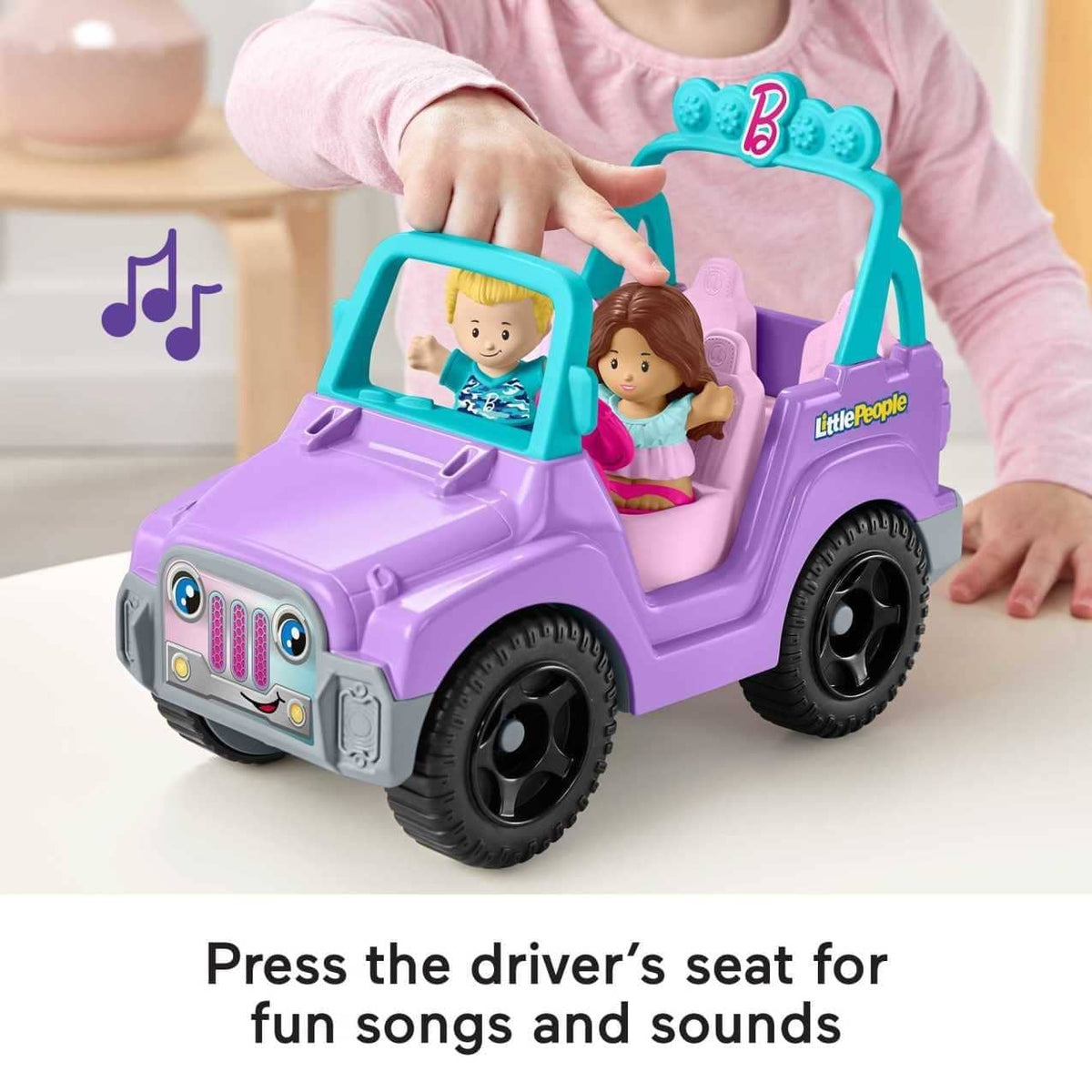 Barbie - Little People With Beach Cruiser Music Sounds And 2 Figures - Fisher-Price
