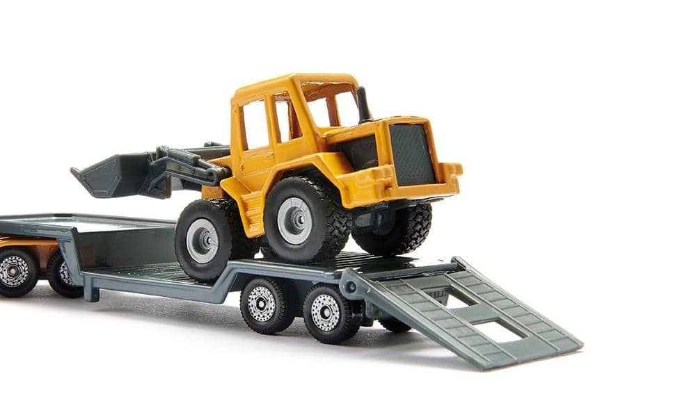 Siku - Low Loader With Front Loader Transport Load-up