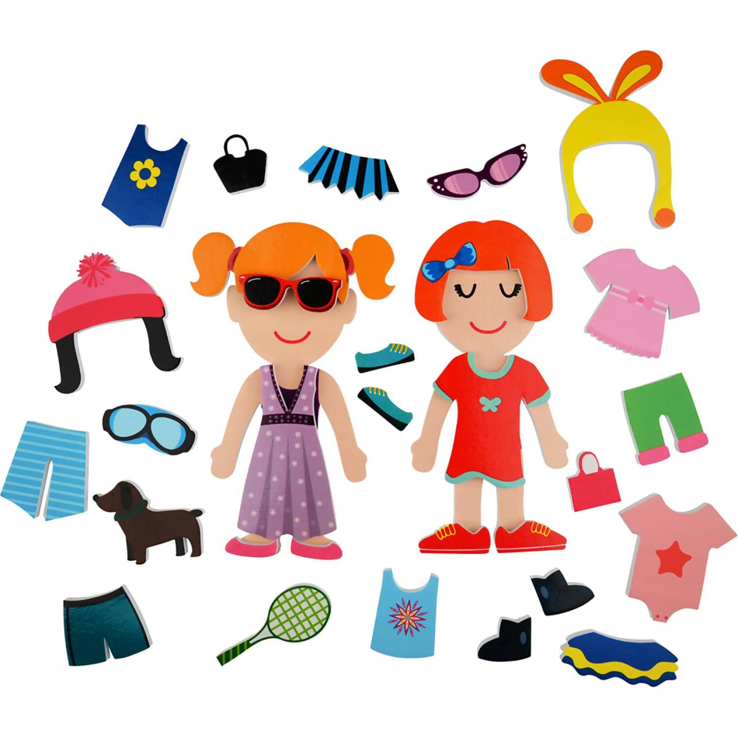 Buddy & Barney - Bath Time Stickers Dressing Up