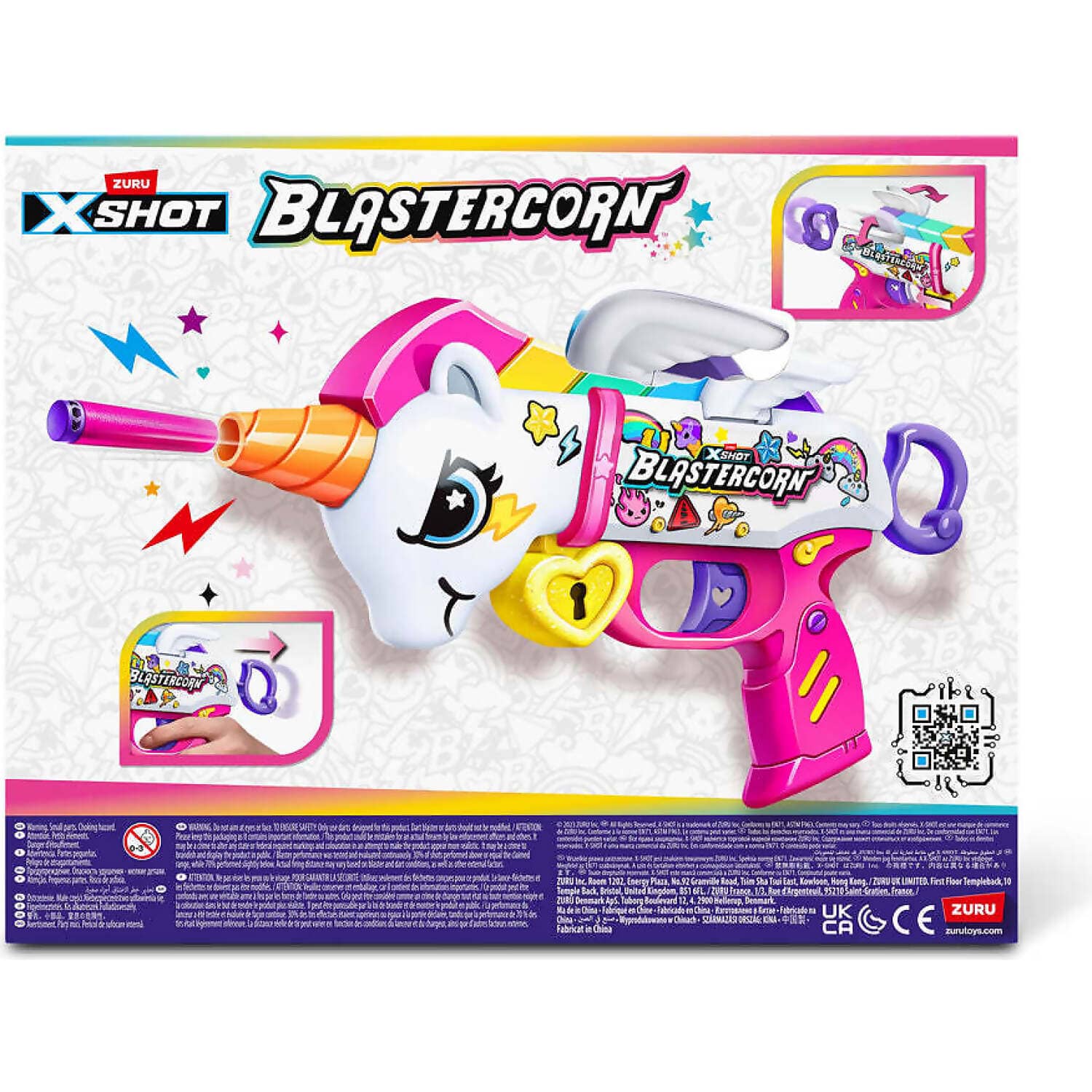 ZURU - X Shot Blastercorn Unicorn Blaster 16 Darts
