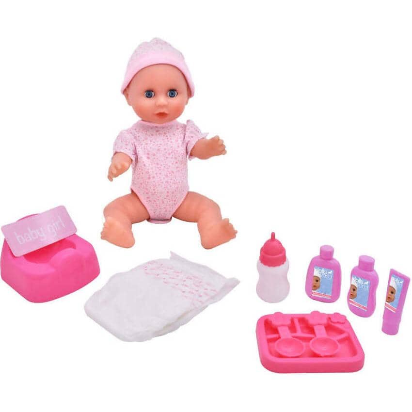 DollsWorld - Drink & Wet Olivia 38cm Deluxe Drink And Wet Doll