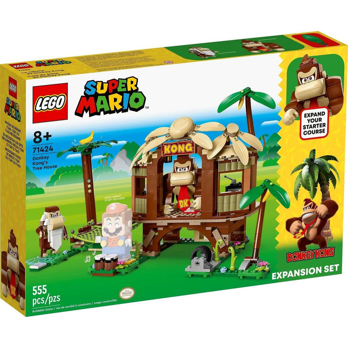 LEGO® 71424 Donkey Kong's Tree House Expansion Set - Super Mario™