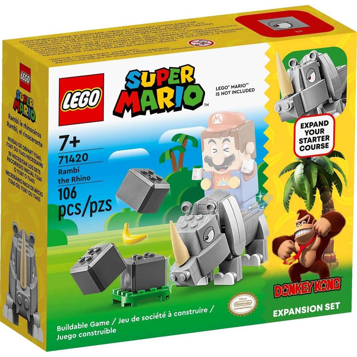 LEGO® 71420 Rambi the Rhino Expansion Set - Super Mario™
