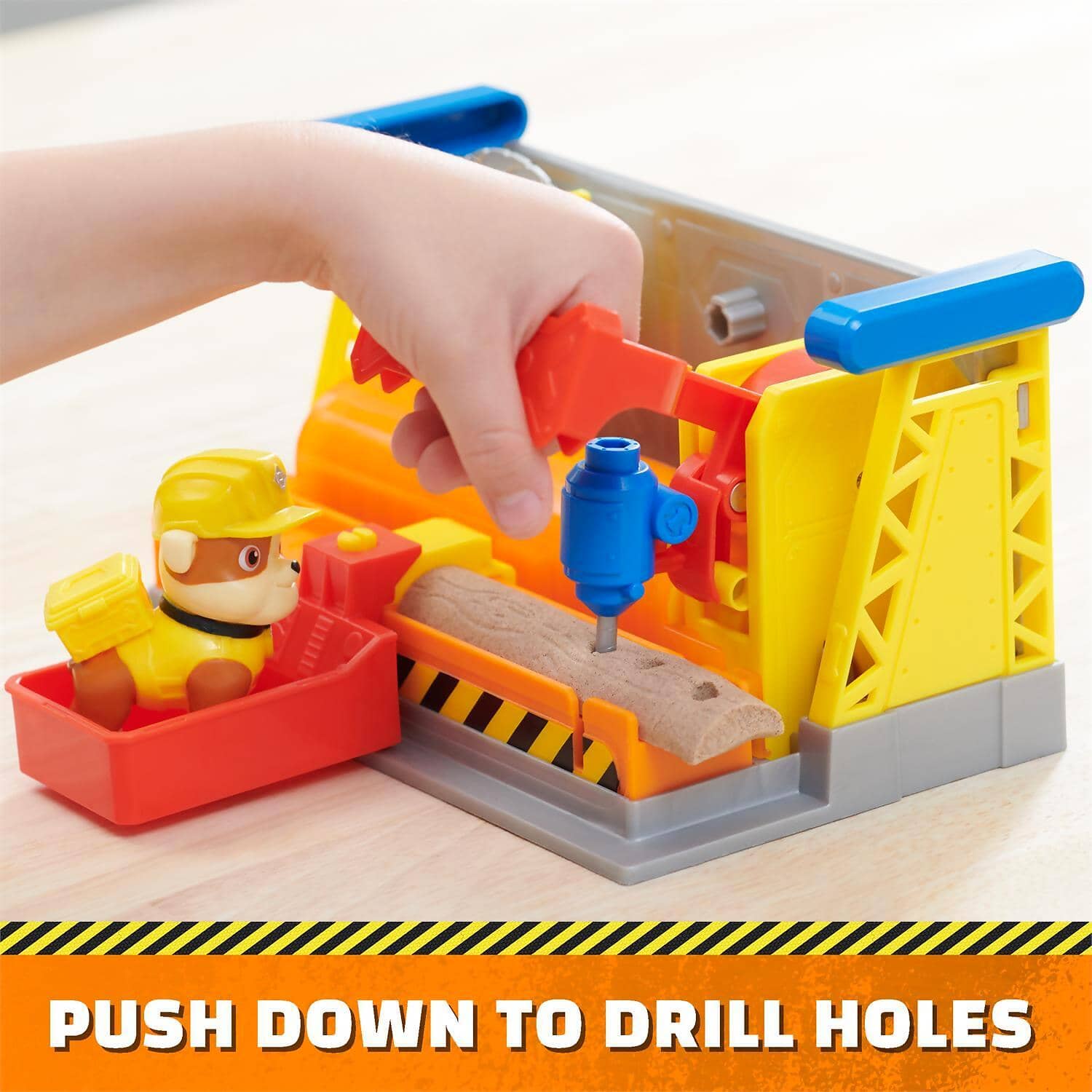Paw Patrol -rubble & Crew Rubble`s 6 Piece Workshop Playset - Spin Master