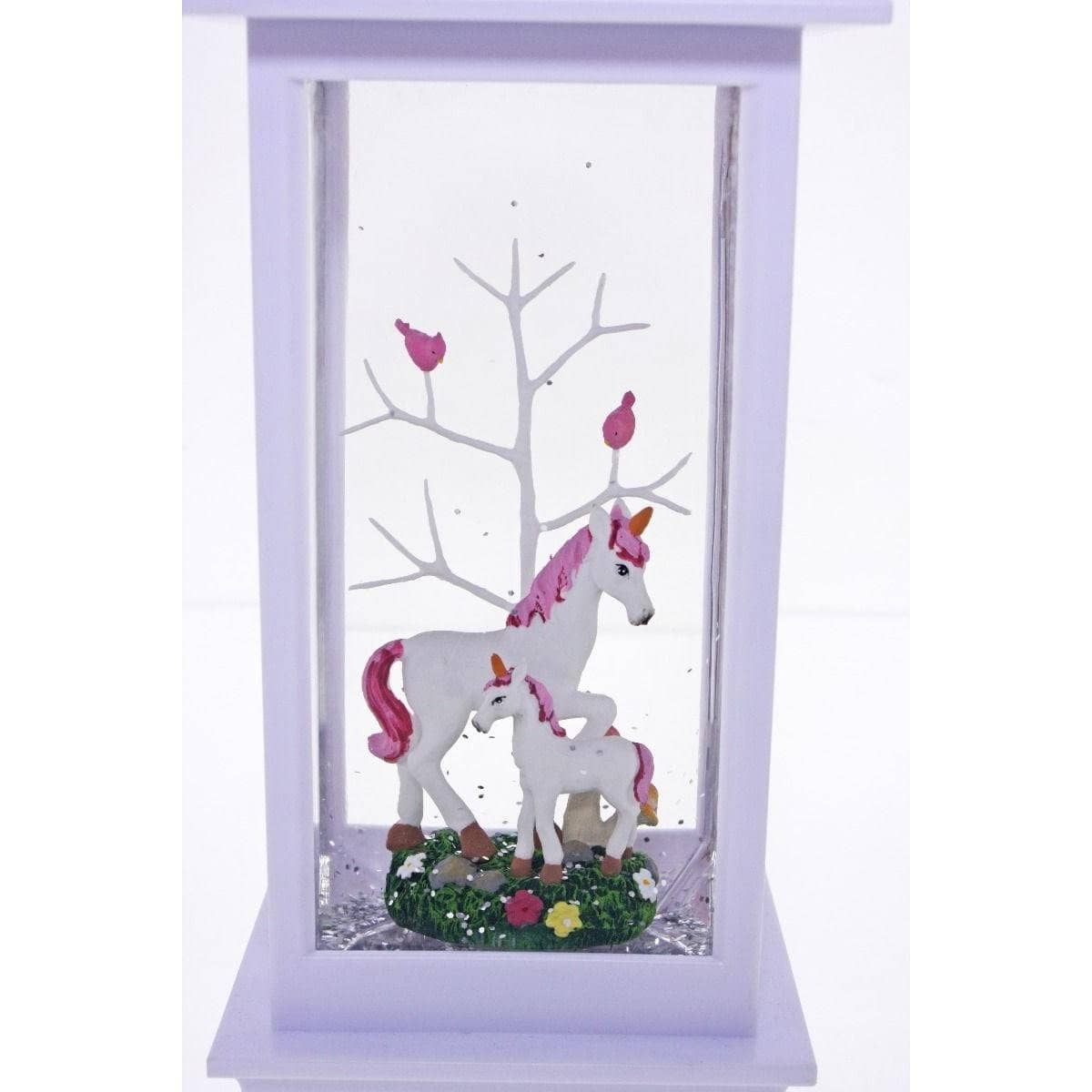 Cotton Candy - Lantern With Unicorn And Baby