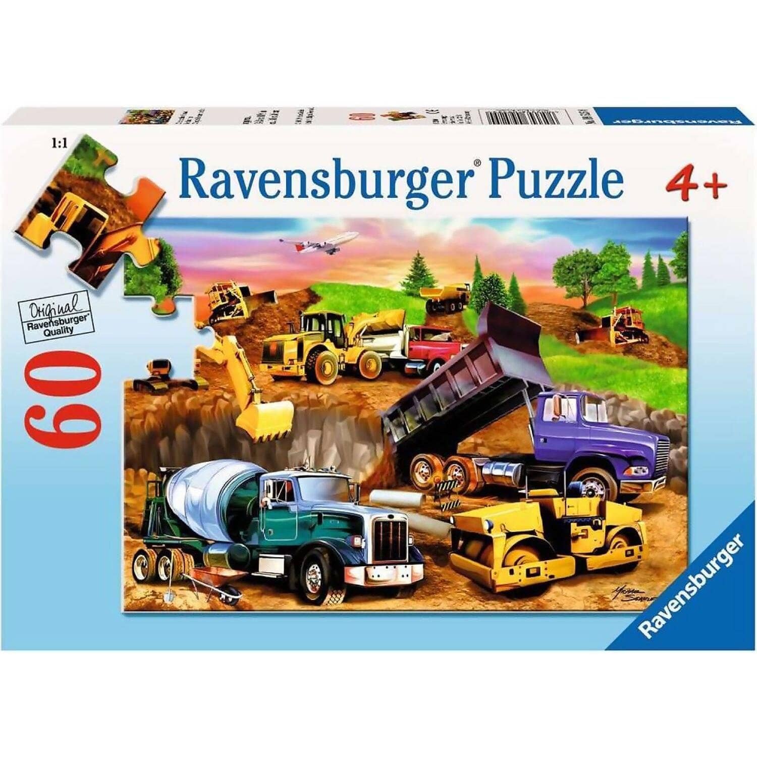 Ravensburger - Construction Crowd Jigsaw Puzzle 60 Pieces