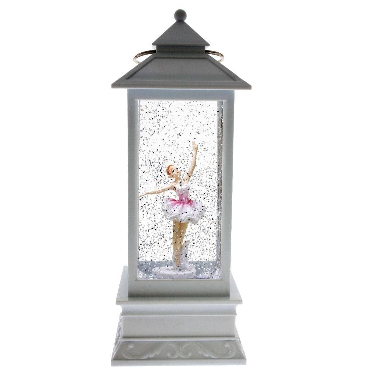 Cotton Candy - White Lantern With Ballerina