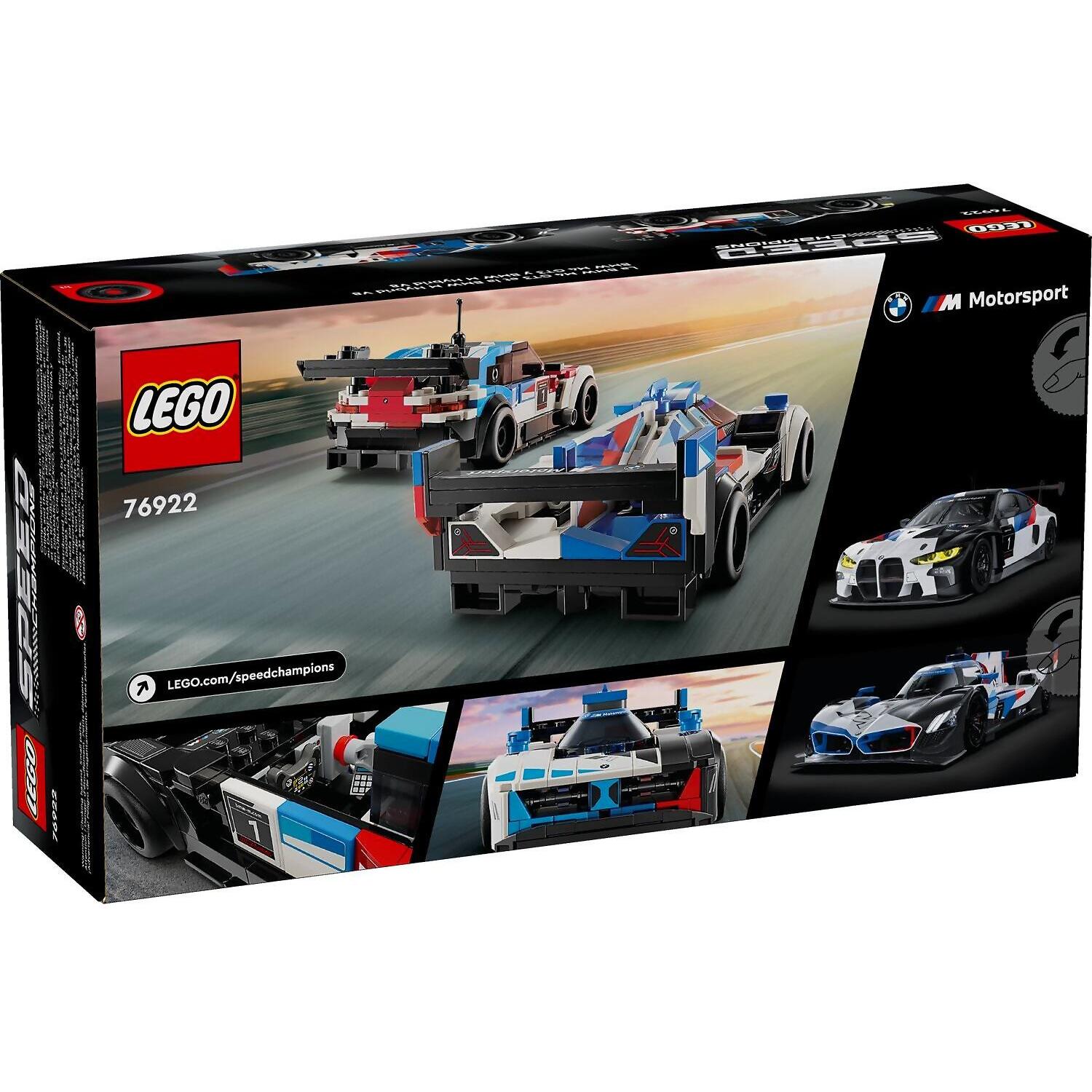 LEGO® 76922 BMW M4 GT3 & BMW M Hybrid V8 Race Cars - Speed Champions