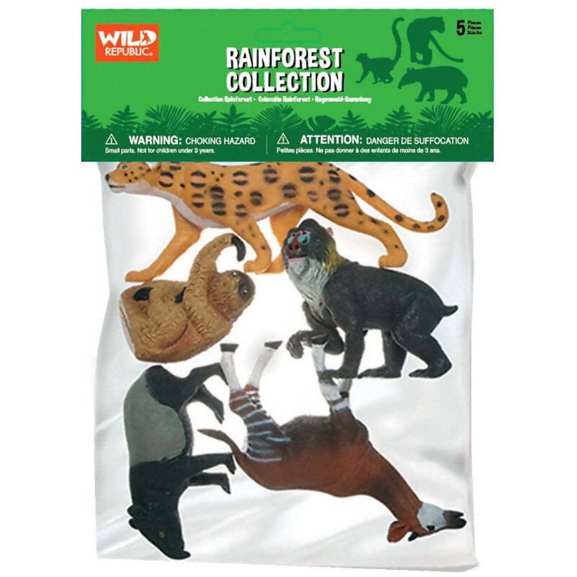 Wild Republic - Polybag Rainforest Animals Collection