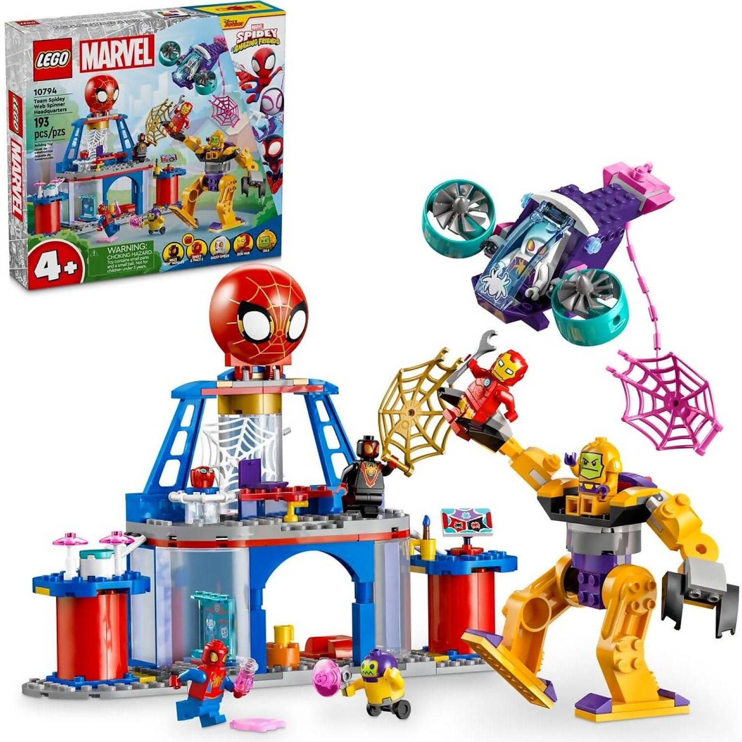 LEGO® 10794 Team Spidey Web Spinner Headquarters - Marvel Spidey Super Heroes 4+