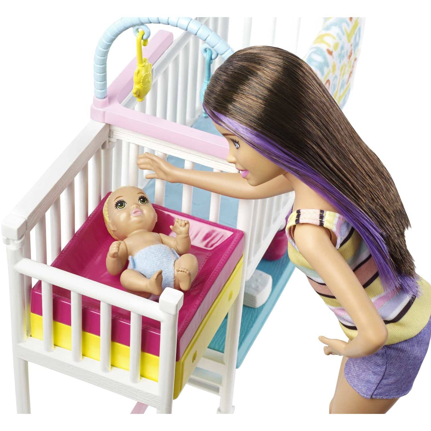 Barbie - Skipper Babysitters Inc Nap N Nurture Nursery Dolls And Playset Mattel