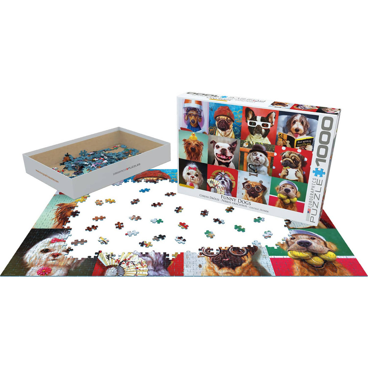EuroGraphics - Funny Dogs - Jigsaw Puzzle 1000 Pieces