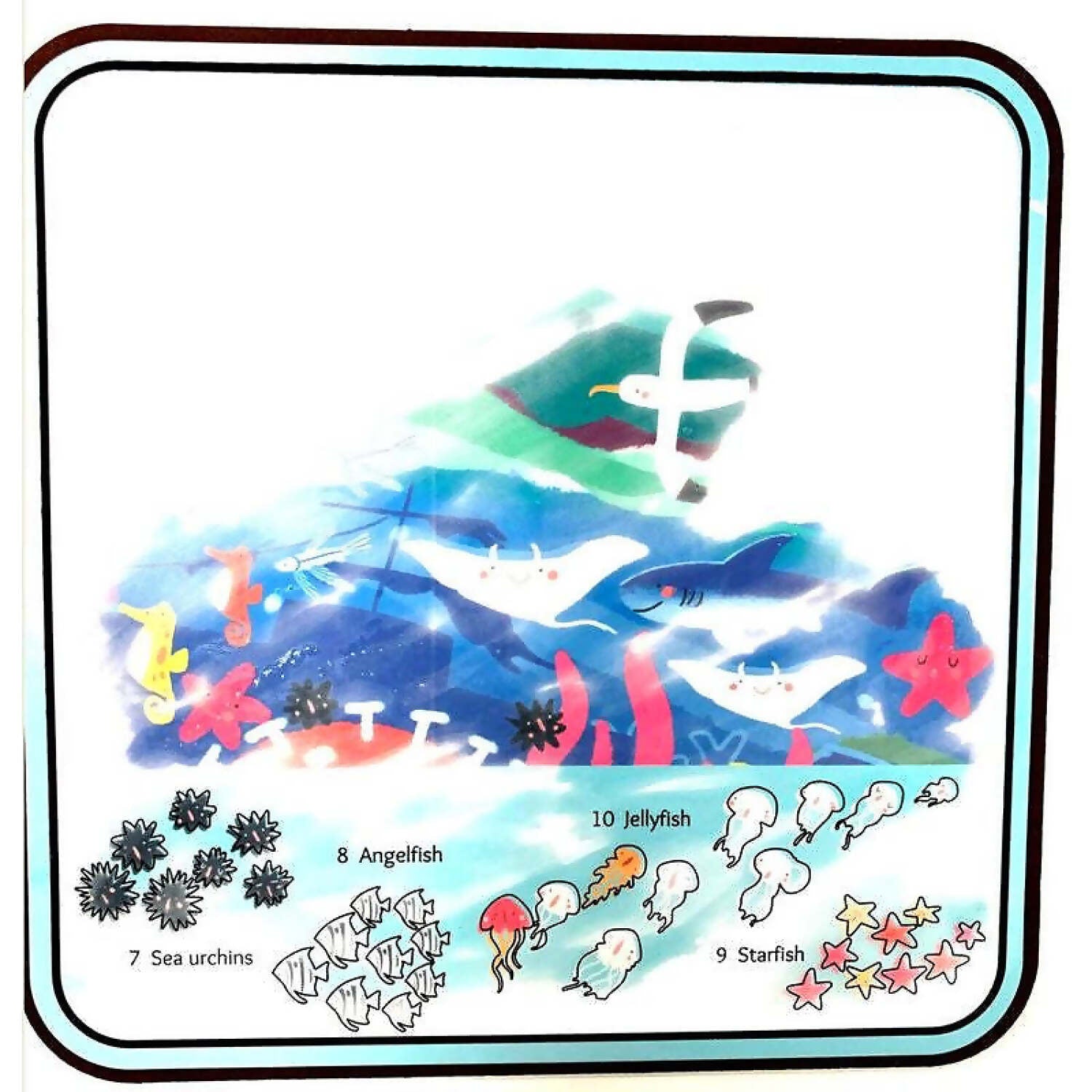 mierEdu - Magic Water Doodle Book Sea World