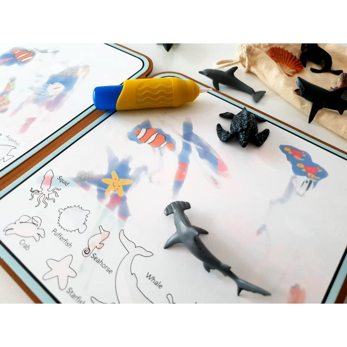 mierEdu - Magic Water Doodle Book Sea World