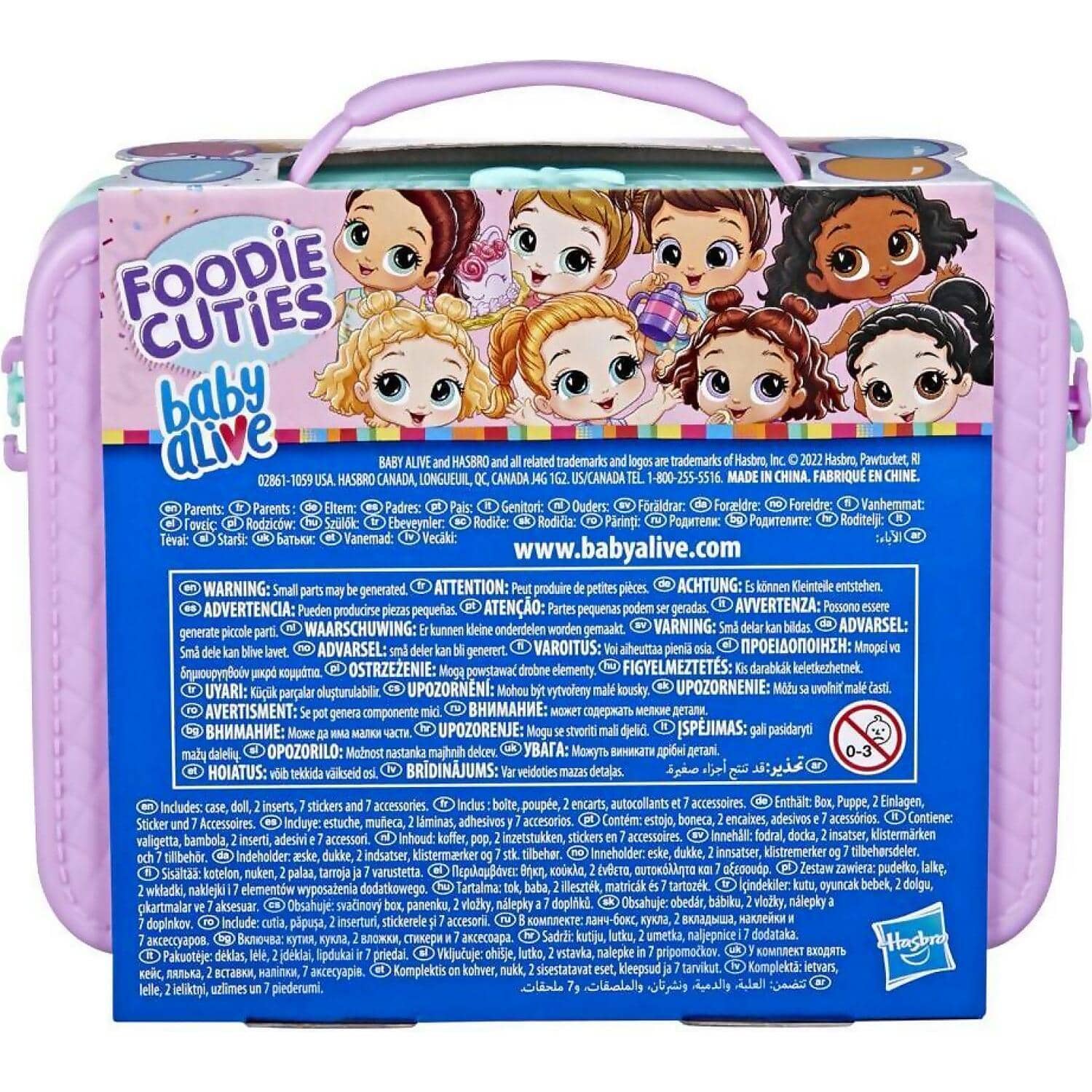 Baby Alive - Foodie Cuties Party Series 2 Surprise Toy 3-inch Doll For Kids 3 And Up 10 Surprises In Portable Case - Hasbro