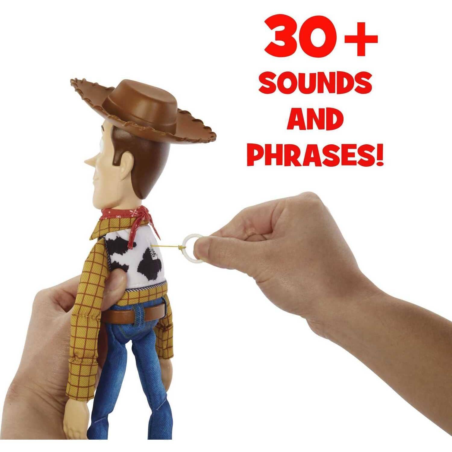 Disney Pixar - Toy Story - Woody Talking Toy 20 Phrases Of Roundup Fun - Mattel