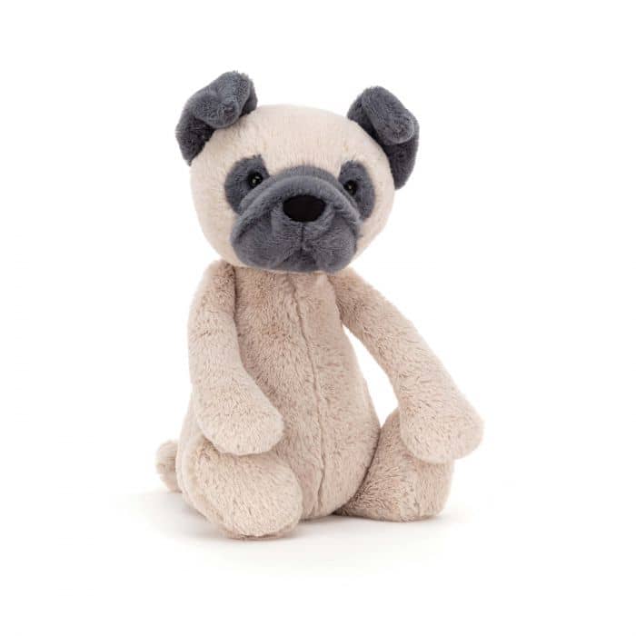 Jellycat - Bashful Pug Medium Brown 31x12x15cm