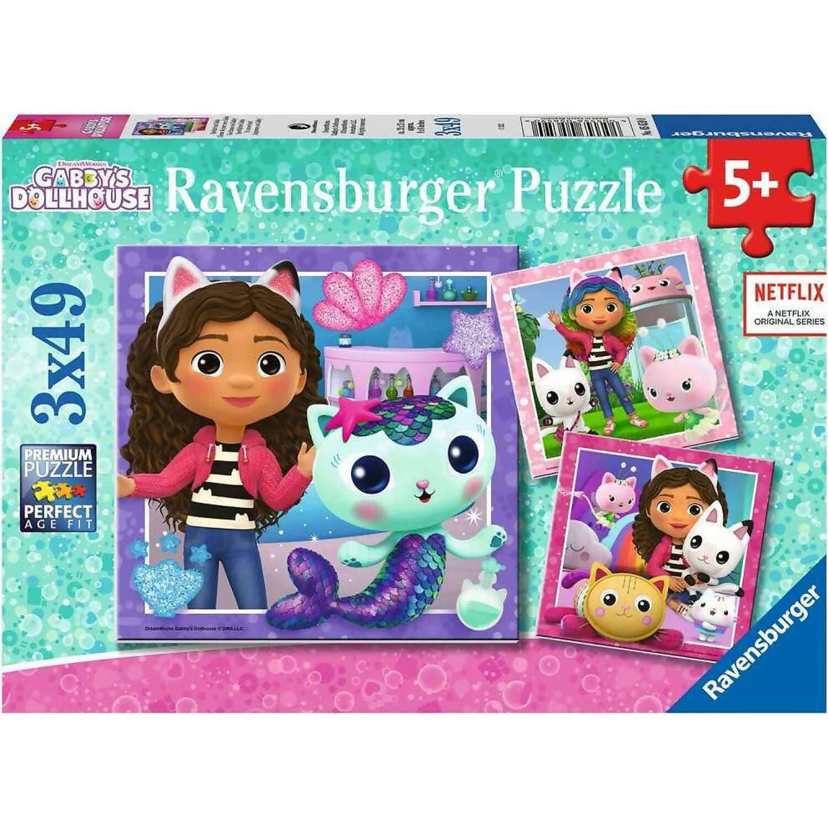 Ravensburger - Gabby's Dollhouse Jigsaw Puzzle 3 X 49pc