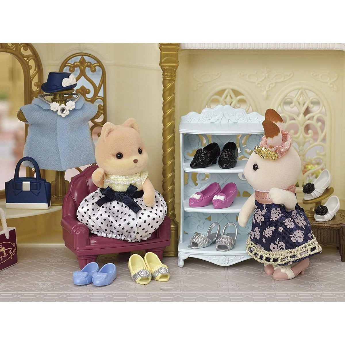 Sylvanian Families - Fashion  Playset  Shoe Shop Collection Animal Doll Playset